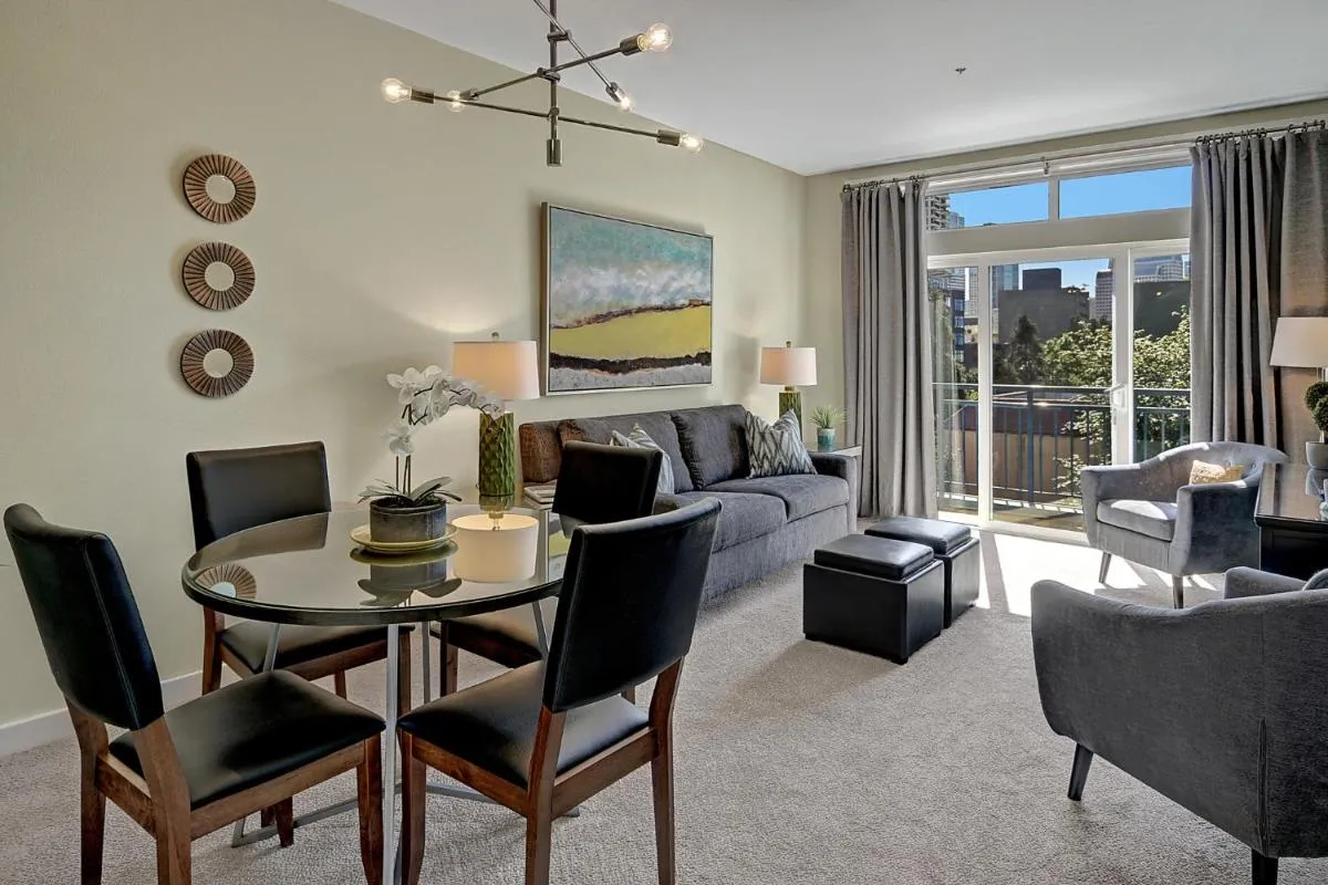 Image 4 of City Water View Oasis with Pool & Gym near Cruise in Heart of Seattle