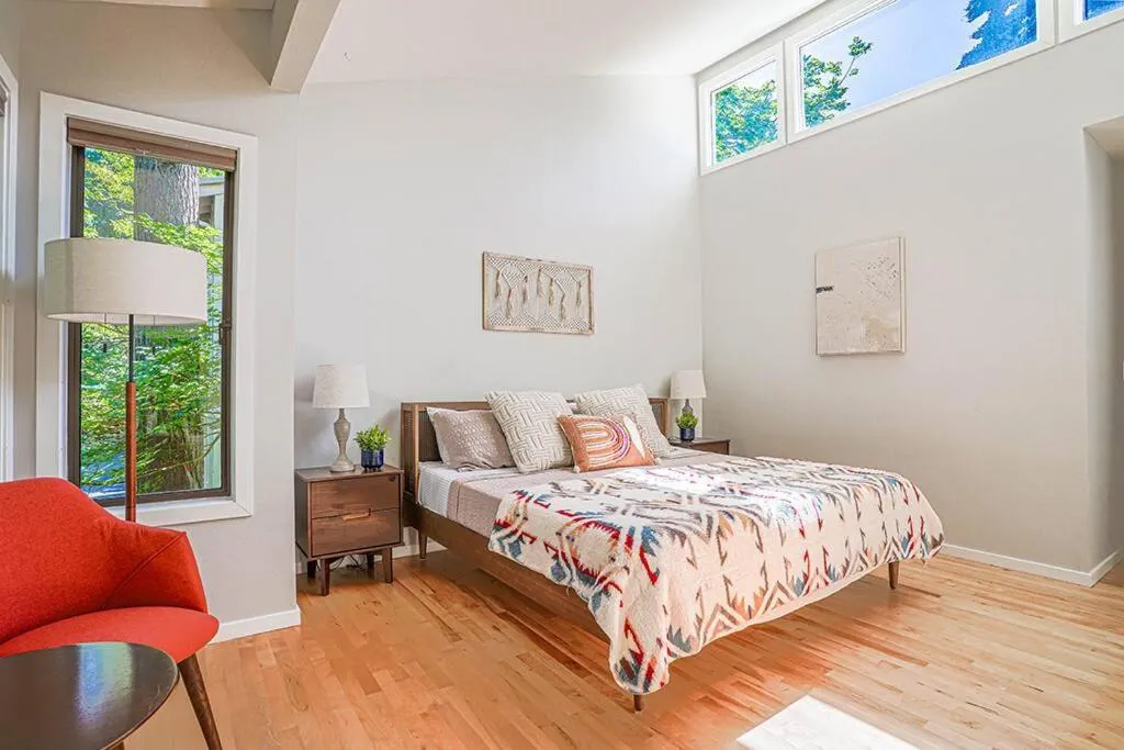 Image 6 of Sunlit contemporary Bellevue Home w a Lush Garden